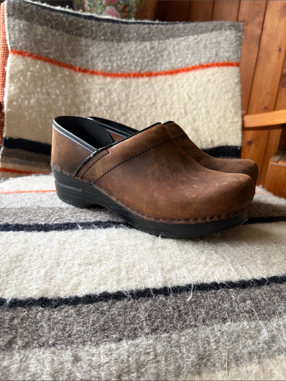 Dansko Nubuck Clog 38